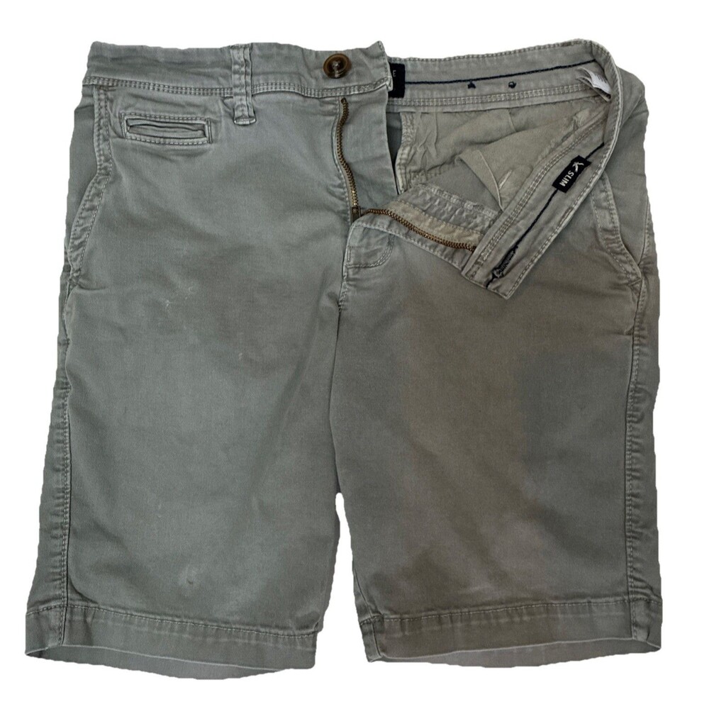 American Eagle Men’s Shorts 30” Gray Active Flex Slim 5 Pocket Casual